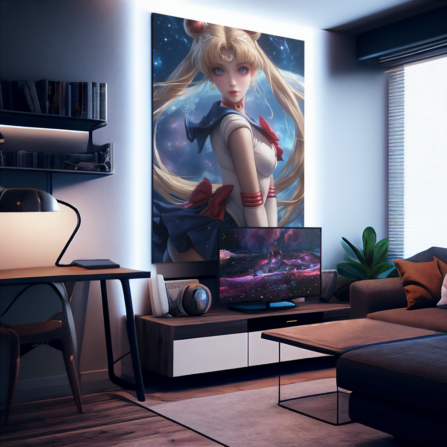 Sailor Moon - Usagi Tsukino  - Moon To Life - Metal Anime Poster