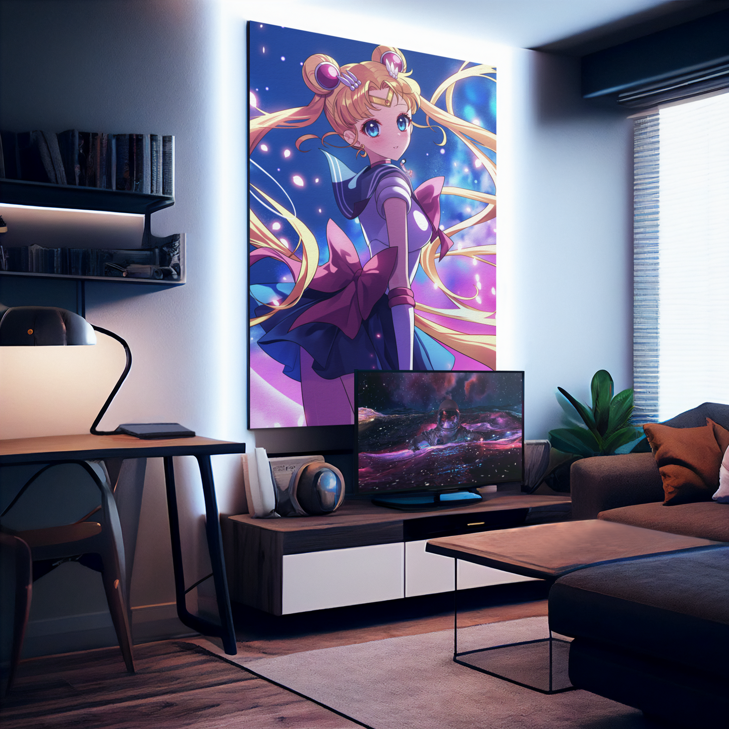 Sailor Moon - Usagi Tsukino - Sailor Moon - Metal Anime Poster