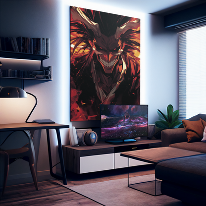 Bleach - Kenpachi Zaraki - Bankai - Metal Anime Poster