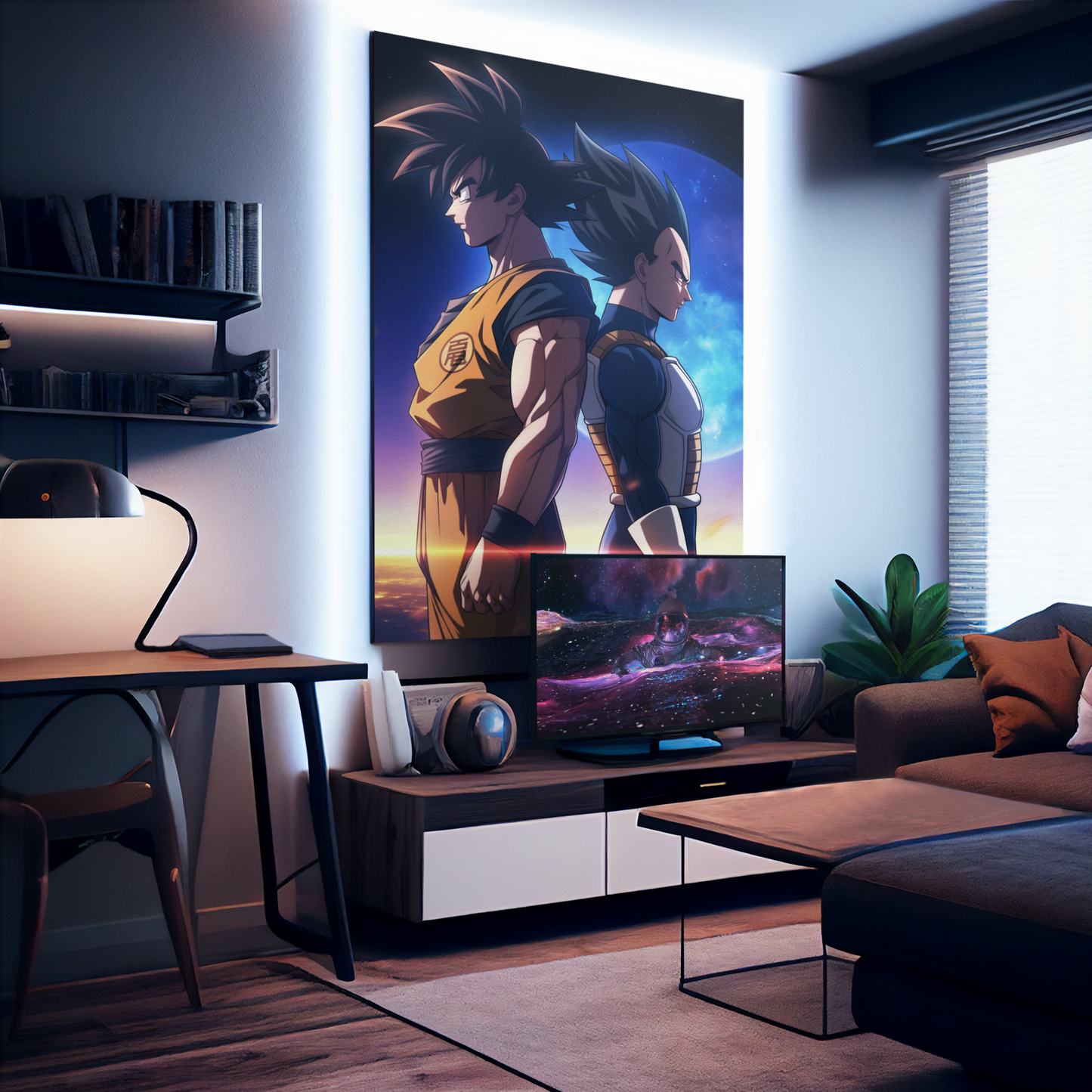 Dragon Ball - Goku - Vegeta & Kakarot - Metal Anime Poster