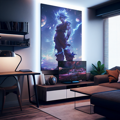 Dragon Ball - Ultra Instinct Goku - Transcendence - Metal Anime Poster