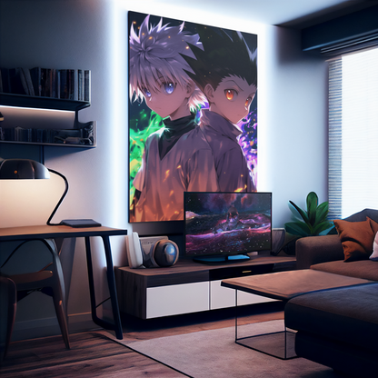 Hunter X Hunter - Gon Freecss - Brothers - Metal Anime Poster