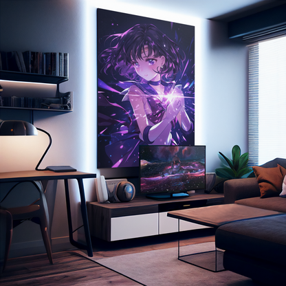 Sailor Moon - Hotaru Tomoe - Power - Metal Anime Poster